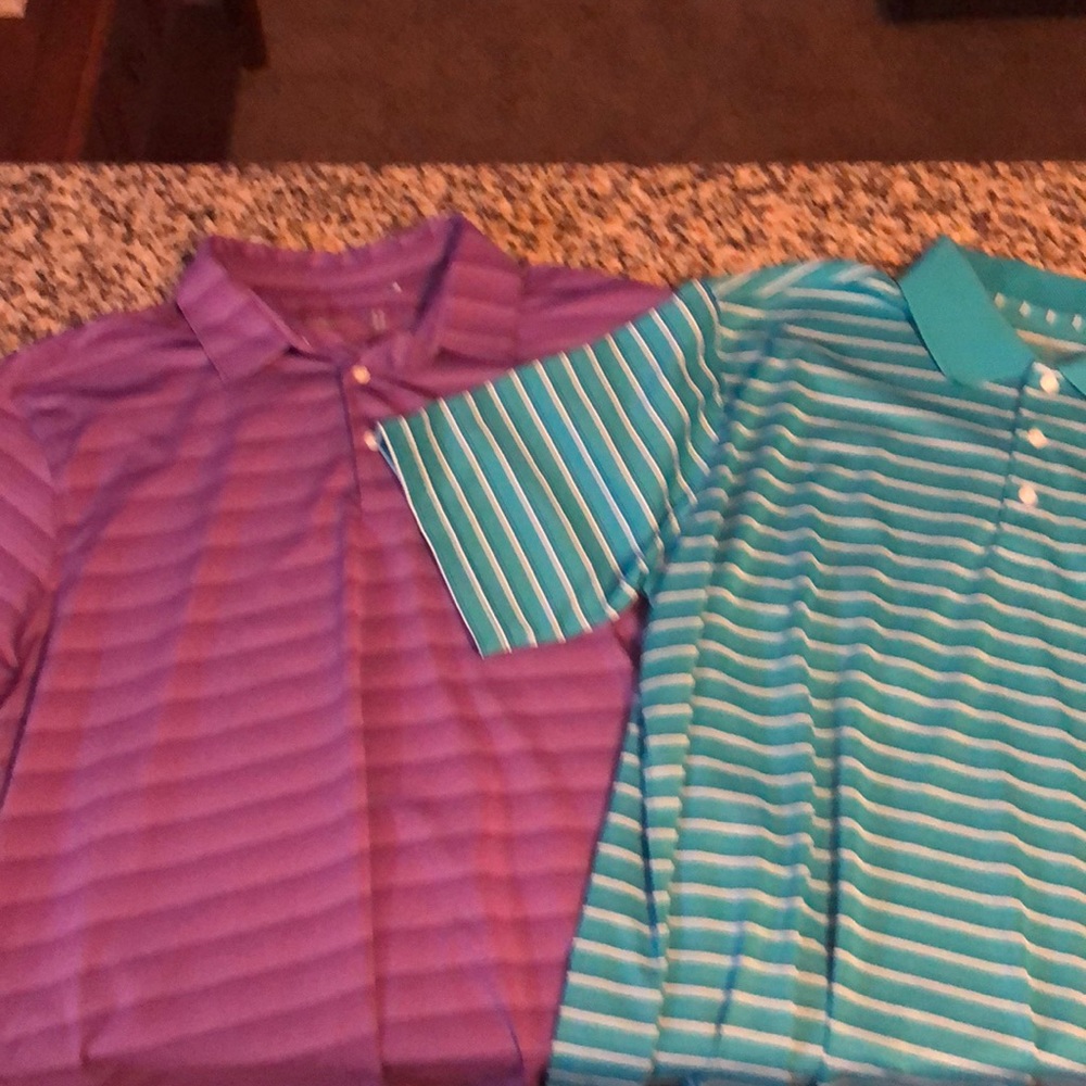 Two Walter Hagan Golf Shirts